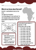 Our Ancestories - Burundi Country Profile - Free Worksheets