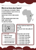 Our Ancestories - Uganda Country Profile - Free Worksheets